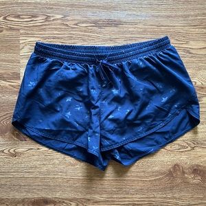 Old Navy star print running shorts, size SM